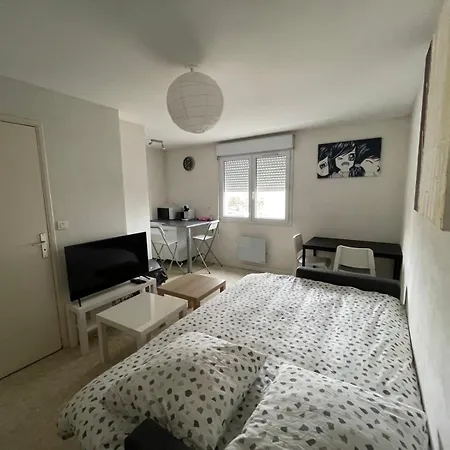 20m2 Stationnement Gratuit Wifi 4 Rue Proudhon شقة *