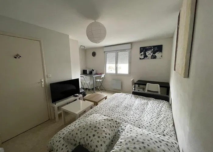 20m2 Stationnement Gratuit Wifi 4 Rue Proudhon Lägenhet *